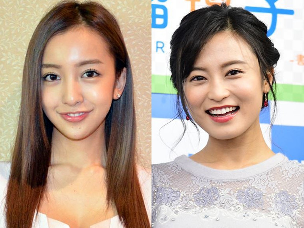 (左から)板野友美、小島瑠璃子