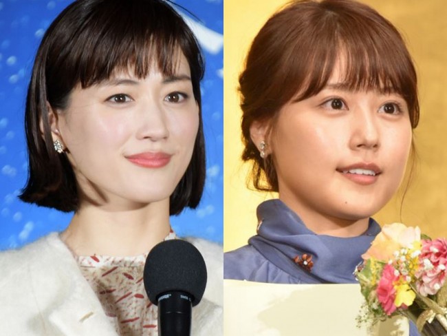 (左から)綾瀬はるか、有村架純