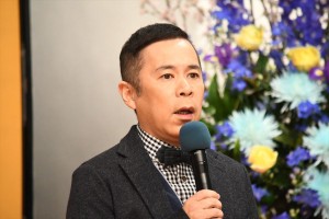 2020年大河ドラマ『麒麟がくる』出演者発表会見に登場した岡村隆史