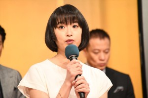 2020年大河ドラマ『麒麟がくる』出演者発表会見に登場した門脇麦