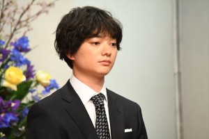 2020年大河ドラマ『麒麟がくる』出演者発表会見に登場した染谷将太