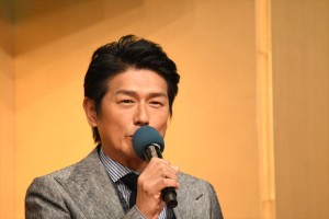 2020年大河ドラマ『麒麟がくる』出演者発表会見に登場した高橋克典
