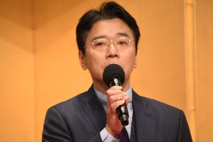 2020年大河ドラマ『麒麟がくる』出演者発表会見に登場した尾美としのり