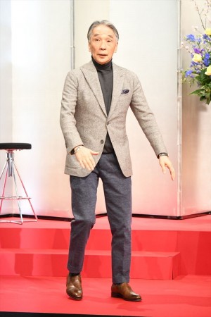 2020年大河ドラマ『麒麟がくる』出演者発表会見に登場した堺正章