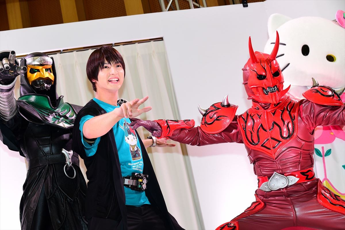 ハローキティとコラボの『仮面ライダー電王』中村優一、椎茸秘話を告白