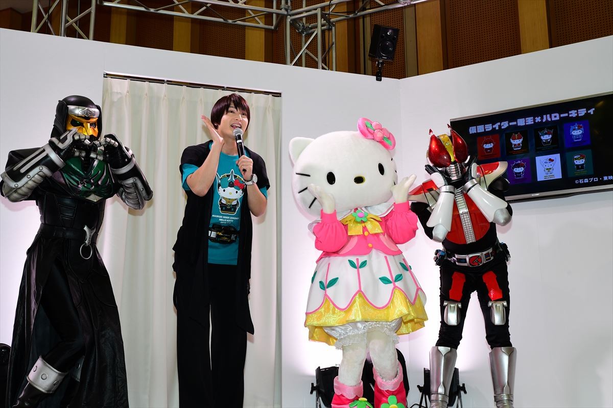ハローキティとコラボの『仮面ライダー電王』中村優一、椎茸秘話を告白