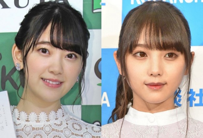 （左から）乃木坂46・堀未央奈、与田祐希