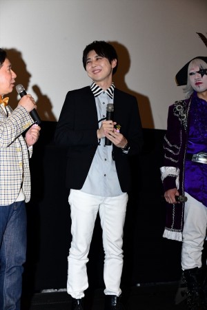 『映画プリキュアミラクルユニバース』完成披露イベントに登壇した梶裕貴