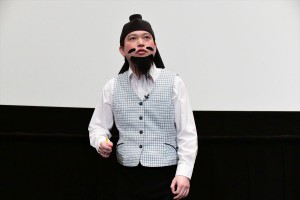 『映画プリキュアミラクルユニバース』完成披露イベントに登壇した脳みそ夫