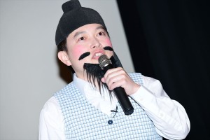 『映画プリキュアミラクルユニバース』完成披露イベントに登壇した脳みそ夫