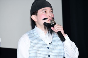 『映画プリキュアミラクルユニバース』完成披露イベントに登壇した脳みそ夫