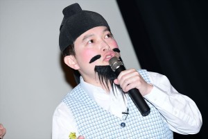 『映画プリキュアミラクルユニバース』完成披露イベントに登壇した脳みそ夫