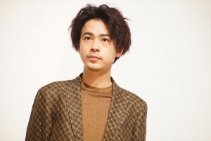 映画『愛がなんだ』完成披露上映会に登壇した成田凌