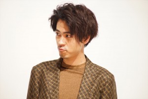 映画『愛がなんだ』完成披露上映会に登壇した成田凌