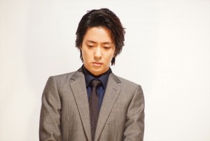 映画『愛がなんだ』完成披露上映会に登壇した若葉竜也