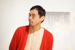 映画『愛がなんだ』完成披露上映会に登壇した今泉力哉監督