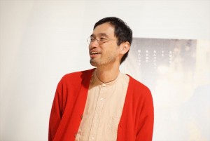 映画『愛がなんだ』完成披露上映会に登壇した今泉力哉監督