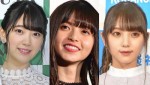 （左から）堀未央奈、齋藤飛鳥、与田祐希