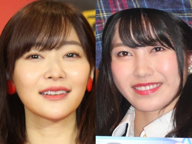 (左から)指原莉乃、横山由依
