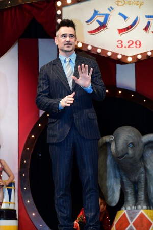 『ダンボ』ジャパンプレミアイベントに登場したコリン・ファレル