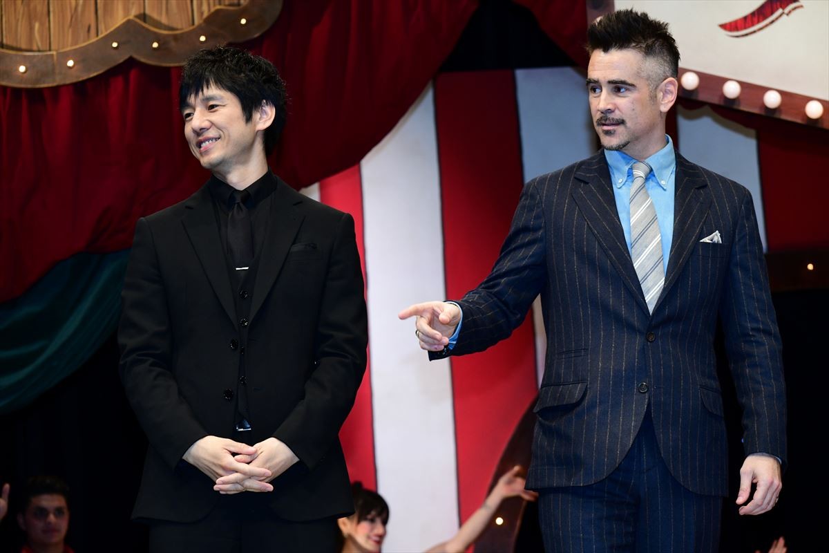 西島秀俊、コリン・ファレル＆ティム・バートン監督に「テンション高くびっくり」