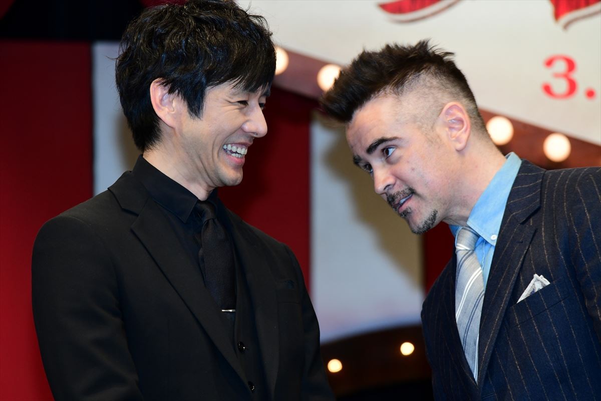 西島秀俊、コリン・ファレル＆ティム・バートン監督に「テンション高くびっくり」