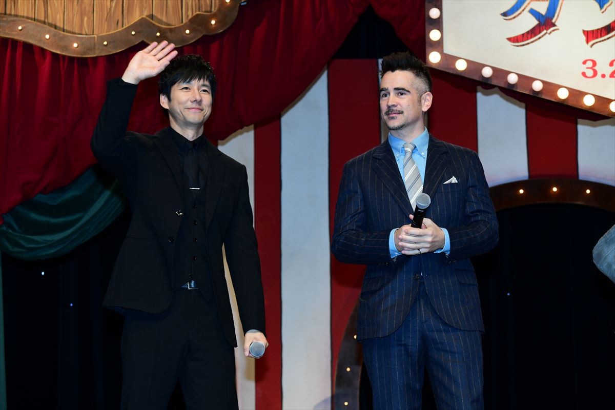 西島秀俊、コリン・ファレル＆ティム・バートン監督に「テンション高くびっくり」