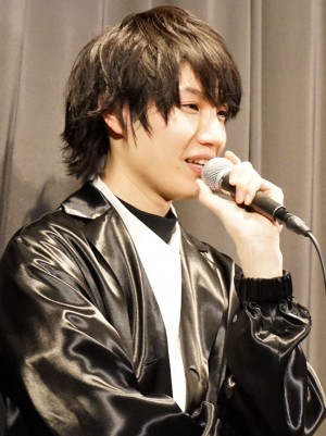 映画『ラ』舞台挨拶付き完成披露上映会に登場した桜田通