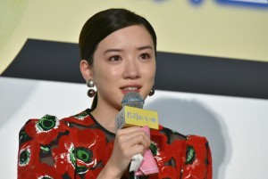 『君は月夜に光り輝く』初日舞台挨拶に登壇した永野芽郁