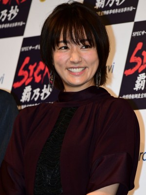 『SPECサーガ完結篇 SICK’S 覇乃抄』舞台挨拶＆完成披露試写会に登場した木村文乃
