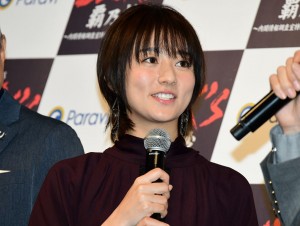 『SPECサーガ完結篇 SICK’S 覇乃抄』舞台挨拶＆完成披露試写会に登場した木村文乃