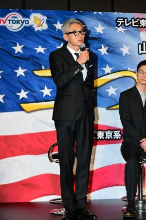 ドラマスペシャル『二つの祖国』記者会見に登場した松重豊