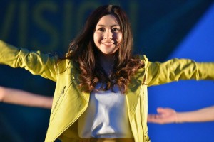 「Tokyo Vision ～500 Days to Go！Night～」に登場した倉木麻衣