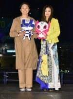 （左から）「Tokyo Vision ～500 Days to Go！Night～」に登場した澤穂希、倉木麻衣