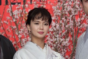 映画『多十郎殉愛記』記者会見に登場した多部未華子