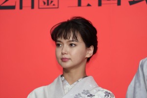 映画『多十郎殉愛記』記者会見に登場した多部未華子