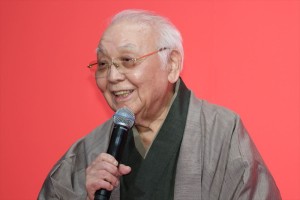 映画『多十郎殉愛記』記者会見に登場した中島貞夫監督
