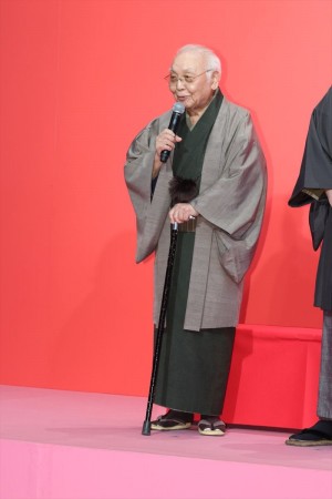 映画『多十郎殉愛記』記者会見に登場した中島貞夫監督