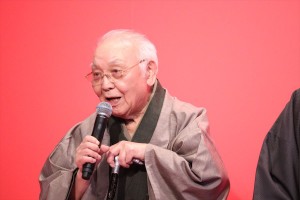 映画『多十郎殉愛記』記者会見に登場した中島貞夫監督