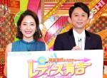 （左から）『噂の現場急行バラエティー レディース有吉』取材に登場した吉田明世、有吉弘行