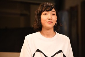 連続テレビ小説“バトンタッチ”セレモニーに登場した安藤サクラ