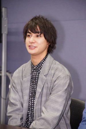 ドラマ『癒されたい男』取材会に登場した高崎翔太