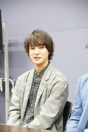 ドラマ『癒されたい男』取材会に登場した高崎翔太