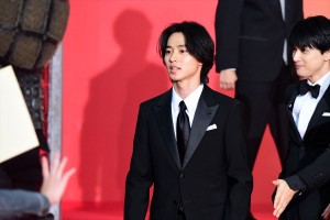 映画『キングダム』ワールドプレミアレッドカーペットイベント＆舞台挨拶に登場した山崎賢人