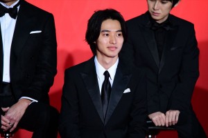 映画『キングダム』ワールドプレミアレッドカーペットイベント＆舞台挨拶に登場した山崎賢人