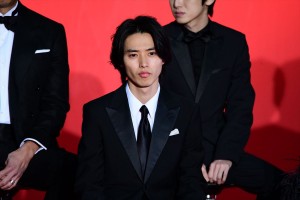 映画『キングダム』ワールドプレミアレッドカーペットイベント＆舞台挨拶に登場した山崎賢人