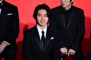 映画『キングダム』ワールドプレミアレッドカーペットイベント＆舞台挨拶に登場した山崎賢人