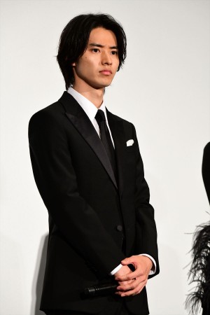 映画『キングダム』ワールドプレミアレッドカーペットイベント＆舞台挨拶に登場した山崎賢人
