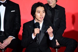 映画『キングダム』ワールドプレミアレッドカーペットイベント＆舞台挨拶に登場した山崎賢人