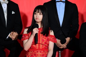 映画『キングダム』ワールドプレミアレッドカーペットイベント＆舞台挨拶に登場した橋本環奈